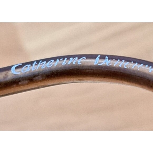 Catherine Deneuve Eyeglasses Frames CD-118 BRN 135 Gold/Pink Oval Flex Hinge - Picture 12 of 12